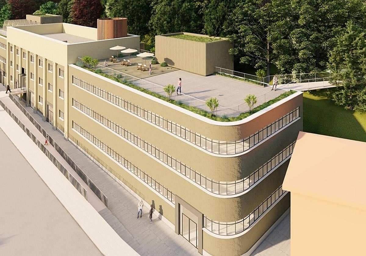 Así serán las instalaciones del renovado edificio de Luzuriaga de Pasai Antxo