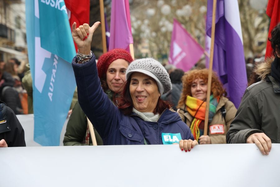 Manifestación con motivo de la huelga del sector público