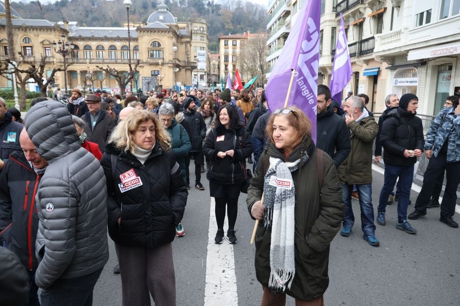 Manifestación con motivo de la huelga del sector público