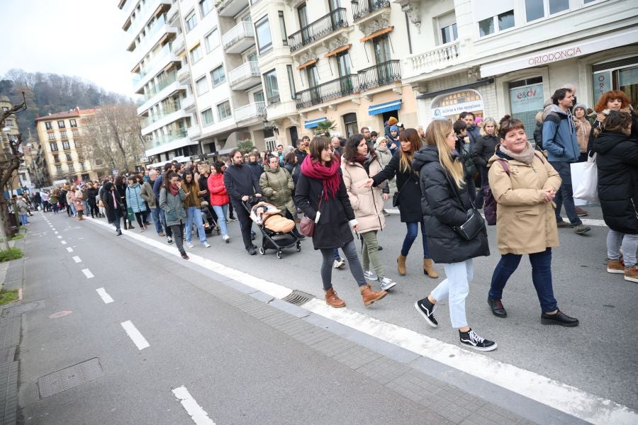 Manifestación con motivo de la huelga del sector público