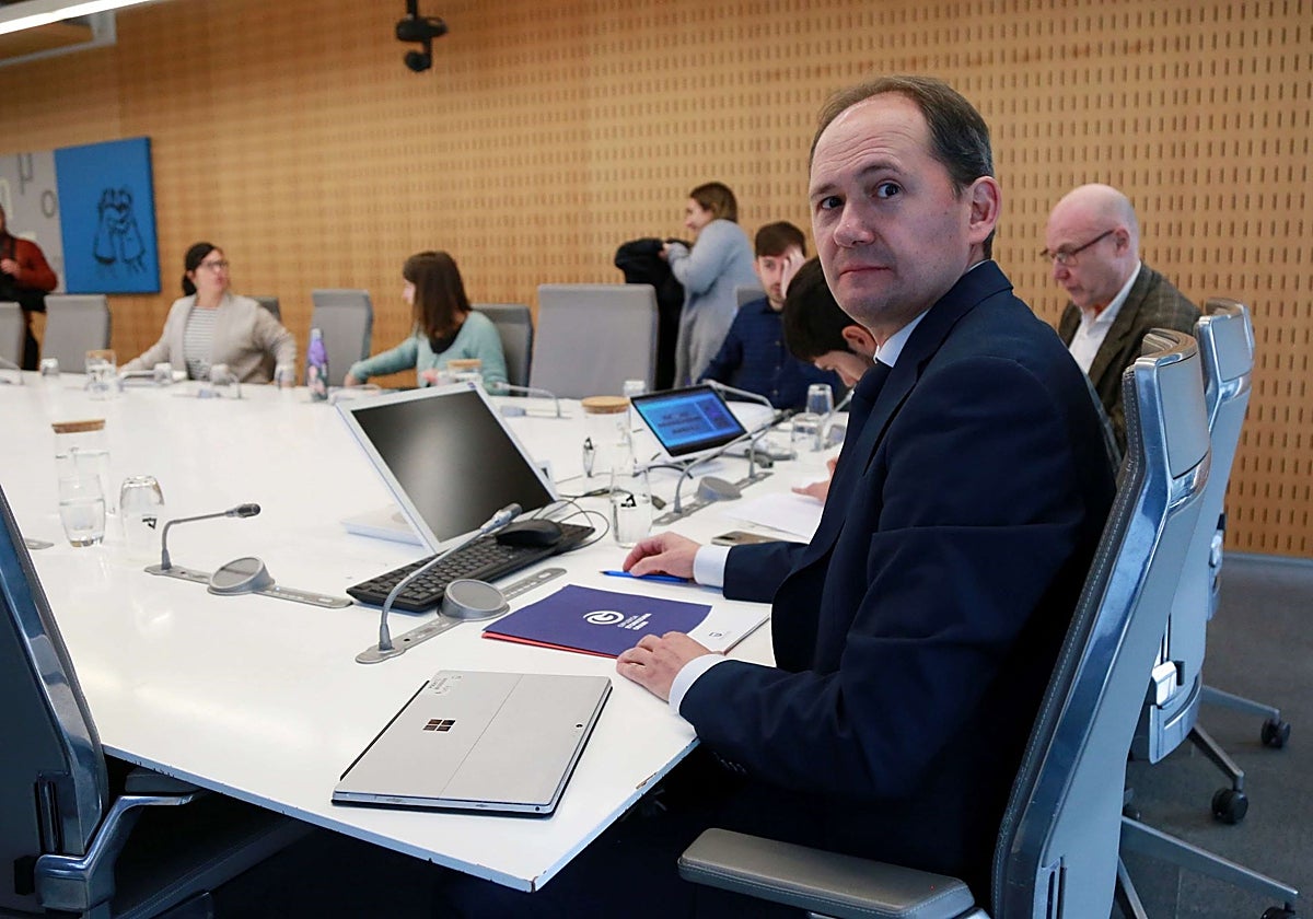 El diputado de Hacienda de Gipuzkoa, Jokin Perona.