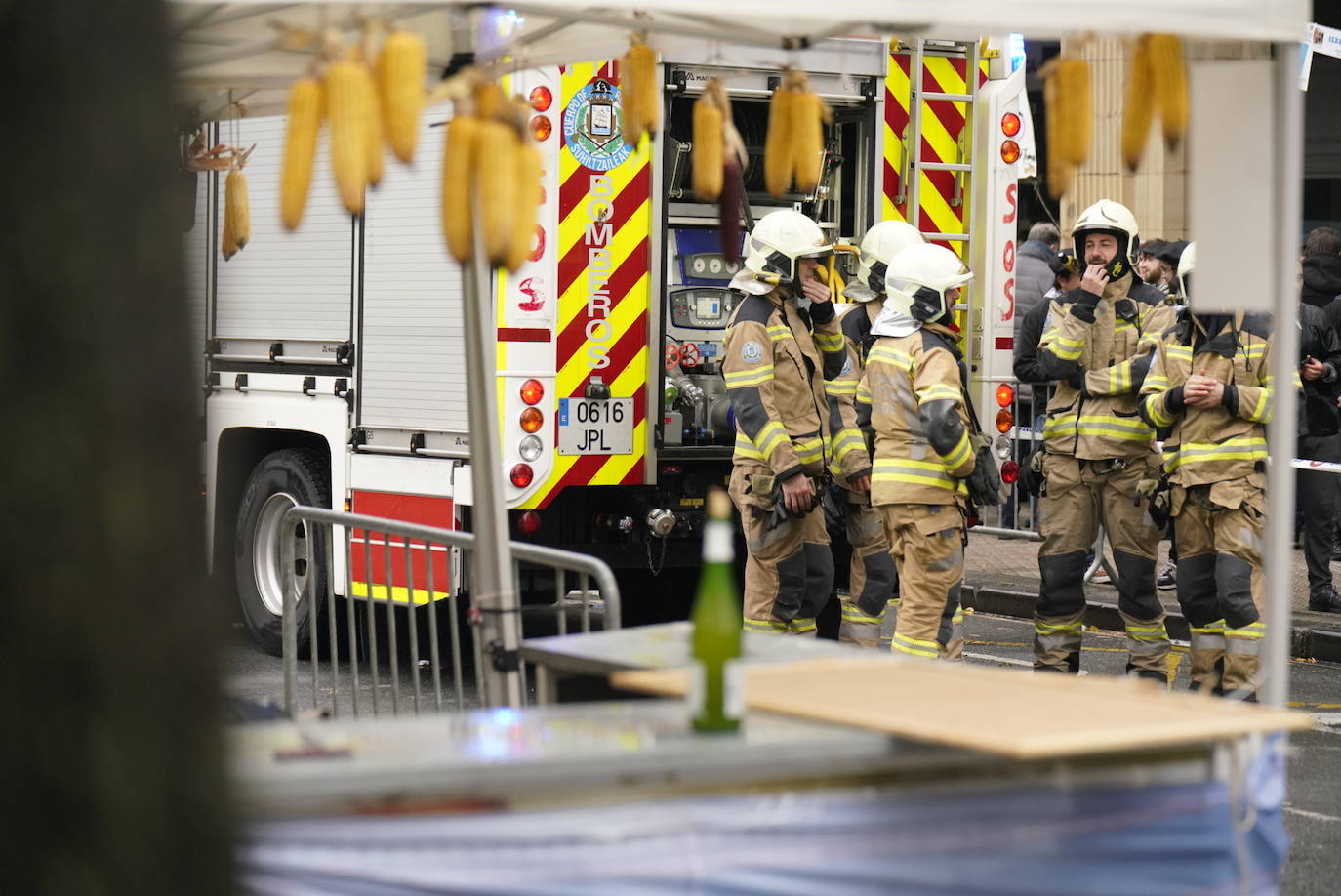 Susto en la Plaza Gipuzkoa de Donostia