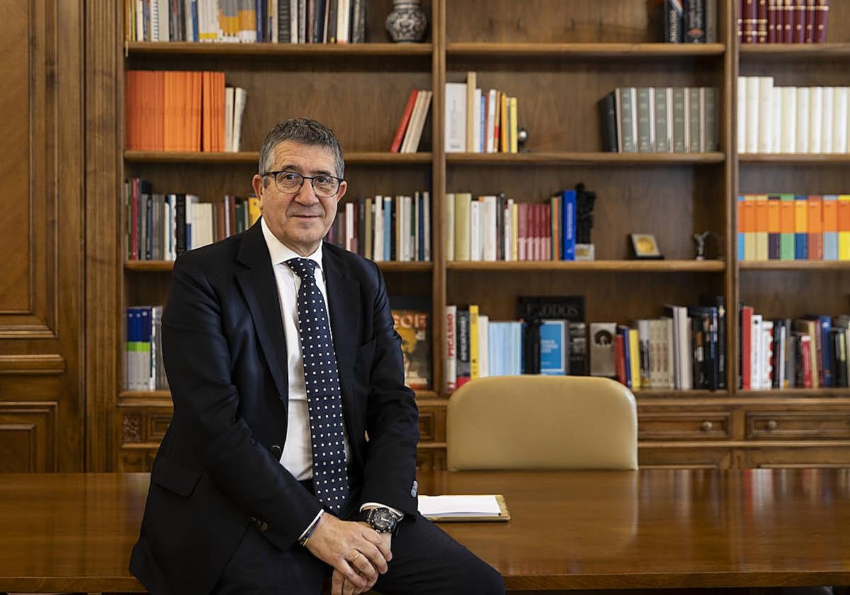 Patxi López, en el Congreso de los Diputados.