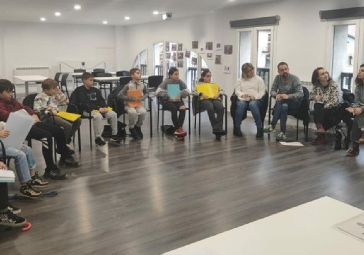 Reunión del Consejo de Infancia celebrada la pasada semana.