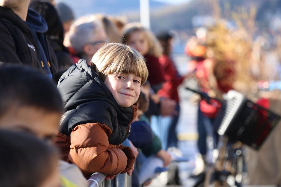 Olentzero y Mari Domingi en Donostia