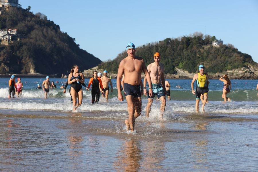 El &#039;Kontxapuzón&#039; puede con el frío