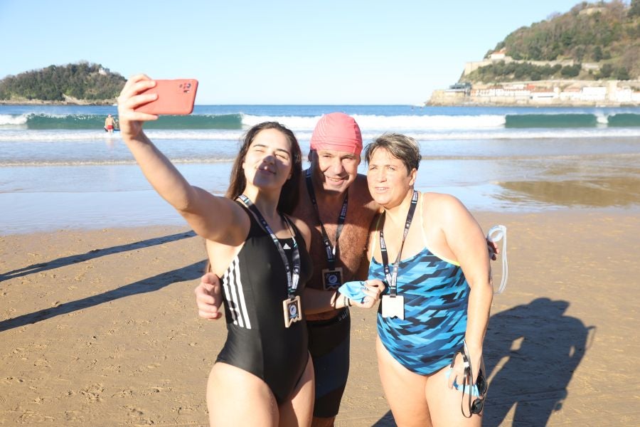 El &#039;Kontxapuzón&#039; puede con el frío