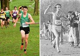 Larrea primero en un cross en 2019, y Merino vence en 1986 en una carrera campo a través .