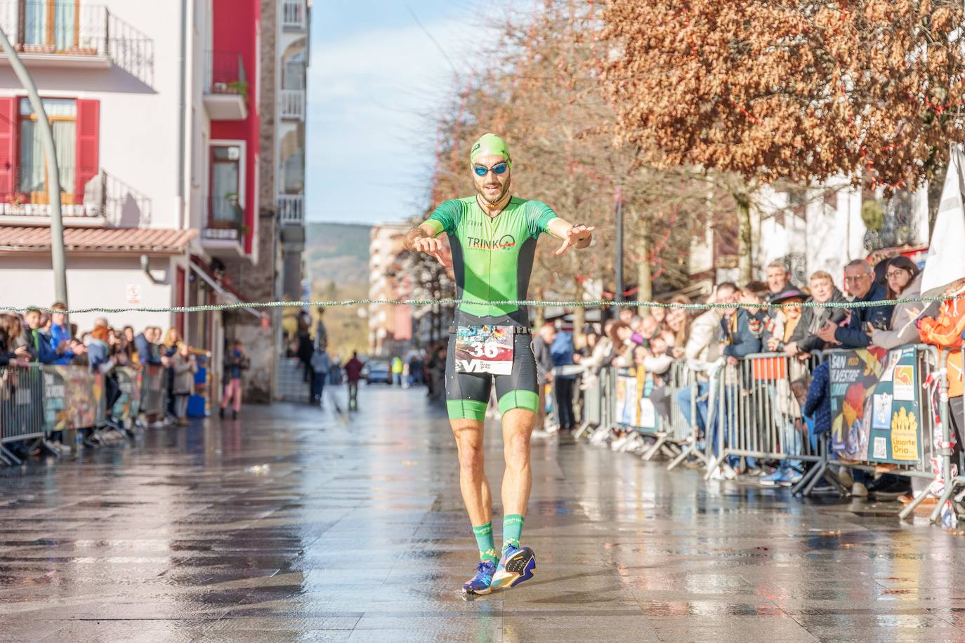 Las mejores imágenes de la San Silvestre en Lasarte-Oria