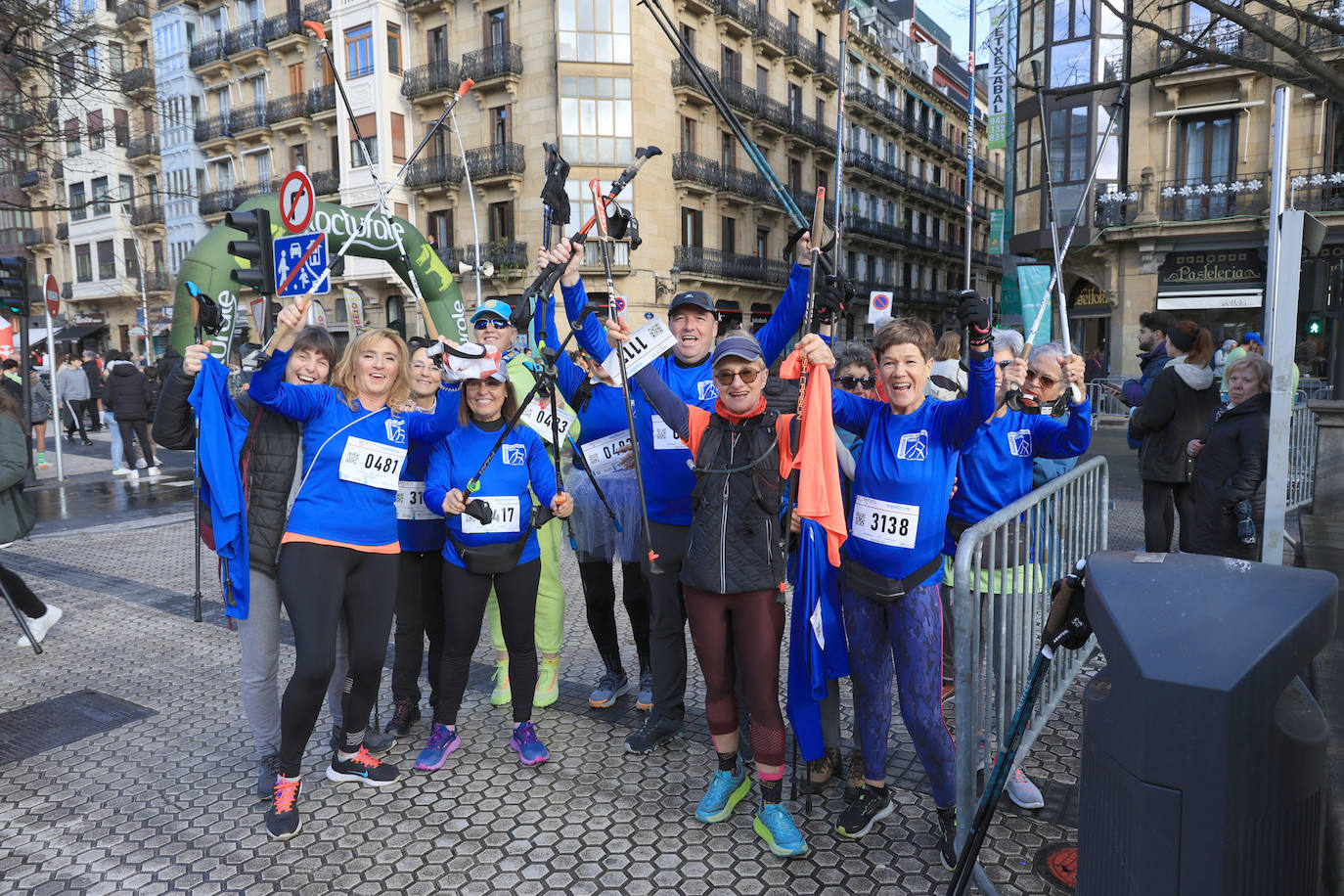 Las mejores imágenes de la San Silvestre de Donostia