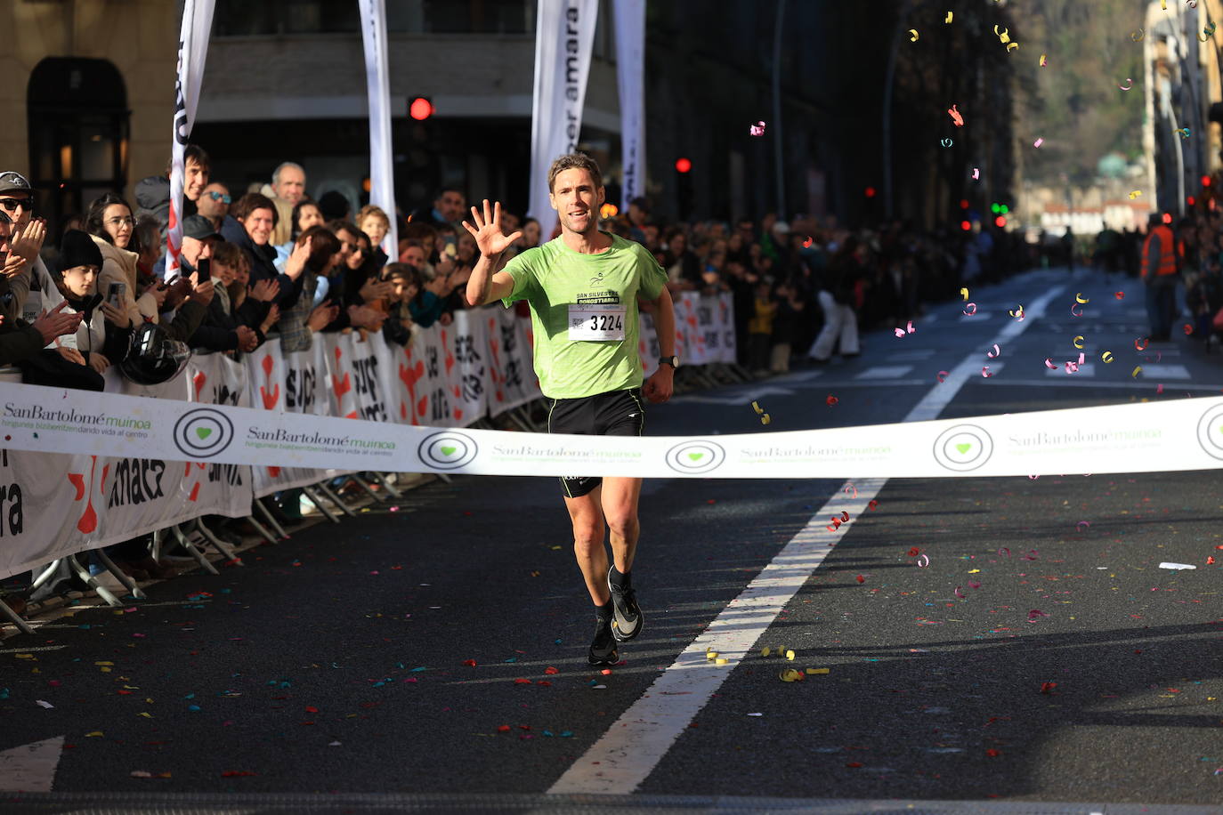 Las mejores imágenes de la San Silvestre de Donostia