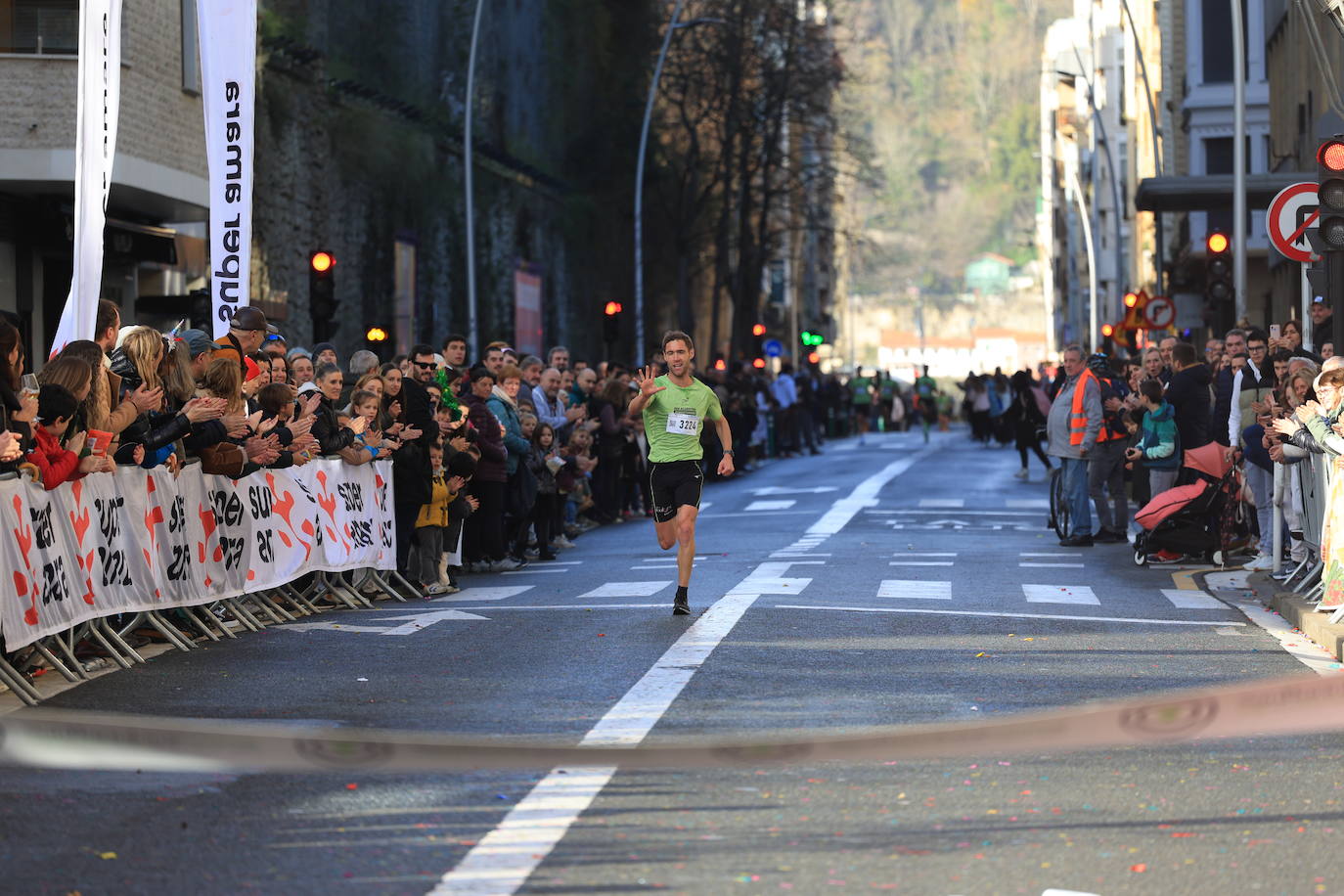 Las mejores imágenes de la San Silvestre de Donostia