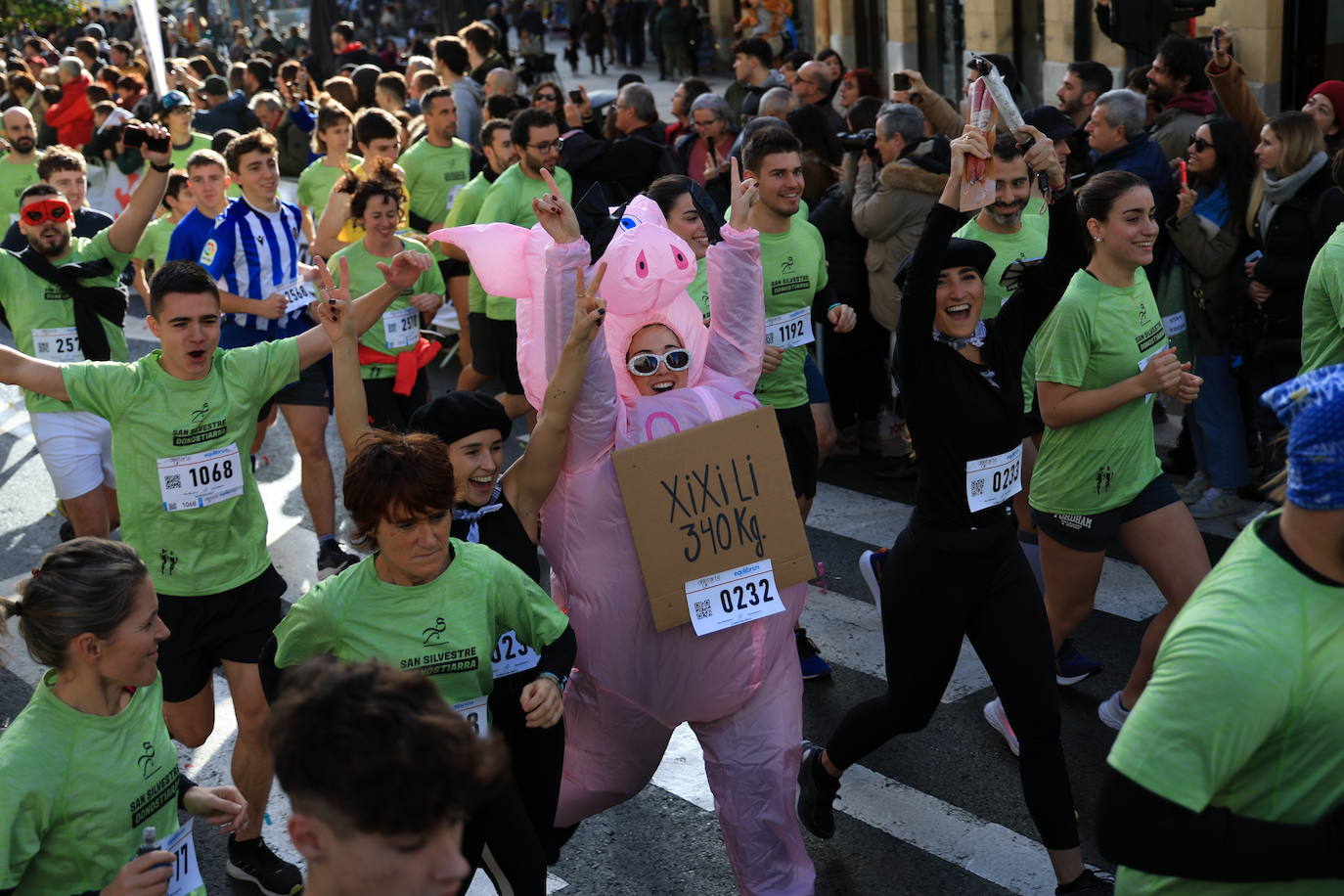 Las mejores imágenes de la San Silvestre de Donostia