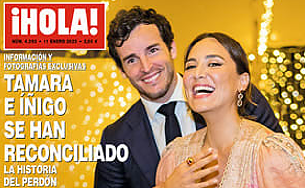 Íñigo Onieva y Tamara Flacó, en la portada del 'Hola' que llegará mañana a los kioskos.