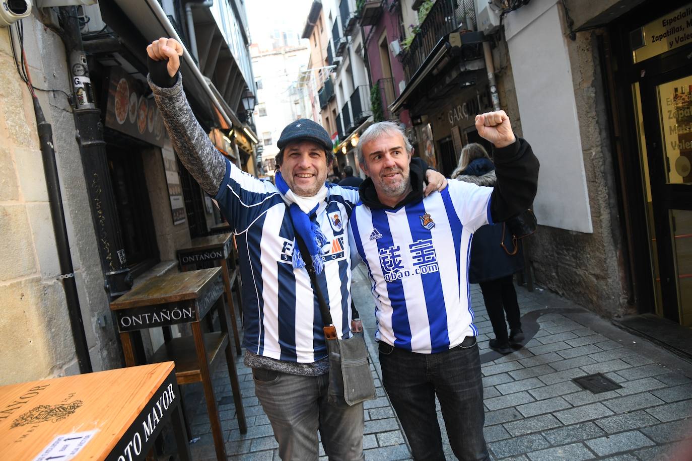 Fotos: La afición realista disfruta en Logroño