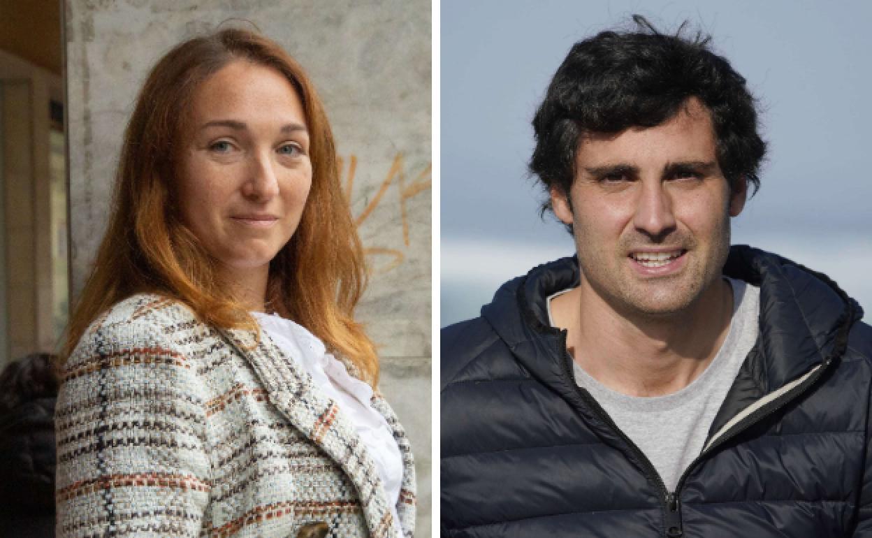 Muriel Larrea y Mikel Lezama.