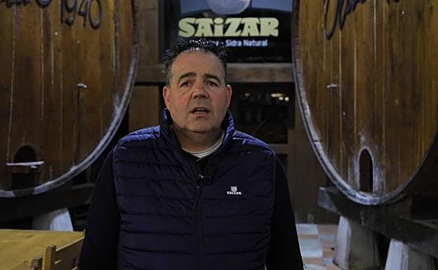 Txotx-aren irekiera Saizar Sagardotegian