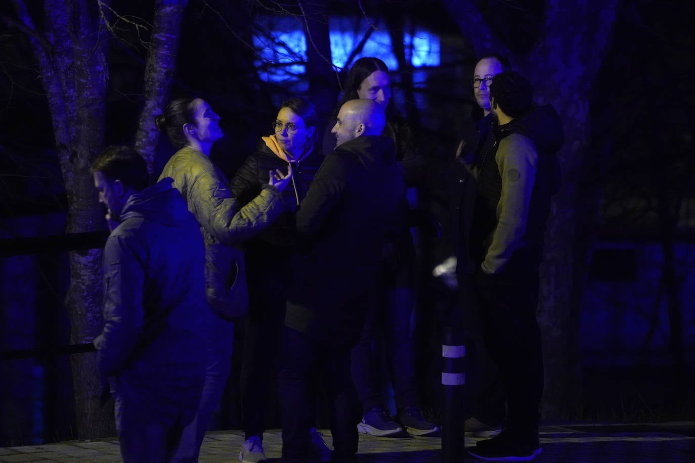 Fotos: Siete hospitalizados y varios atendidos tras un escape de cloro en el polideportivo de Ordizia