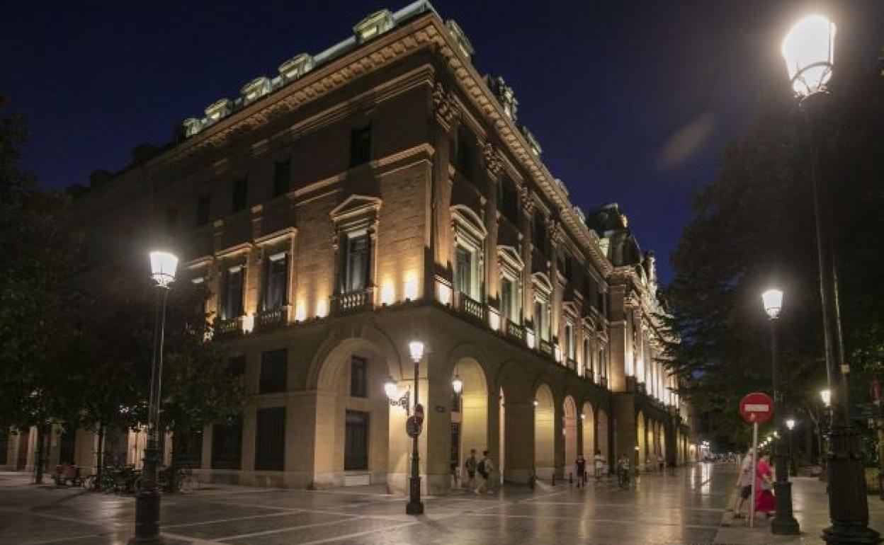 Fachada de la Diputación Foral de Gipuzkoa.