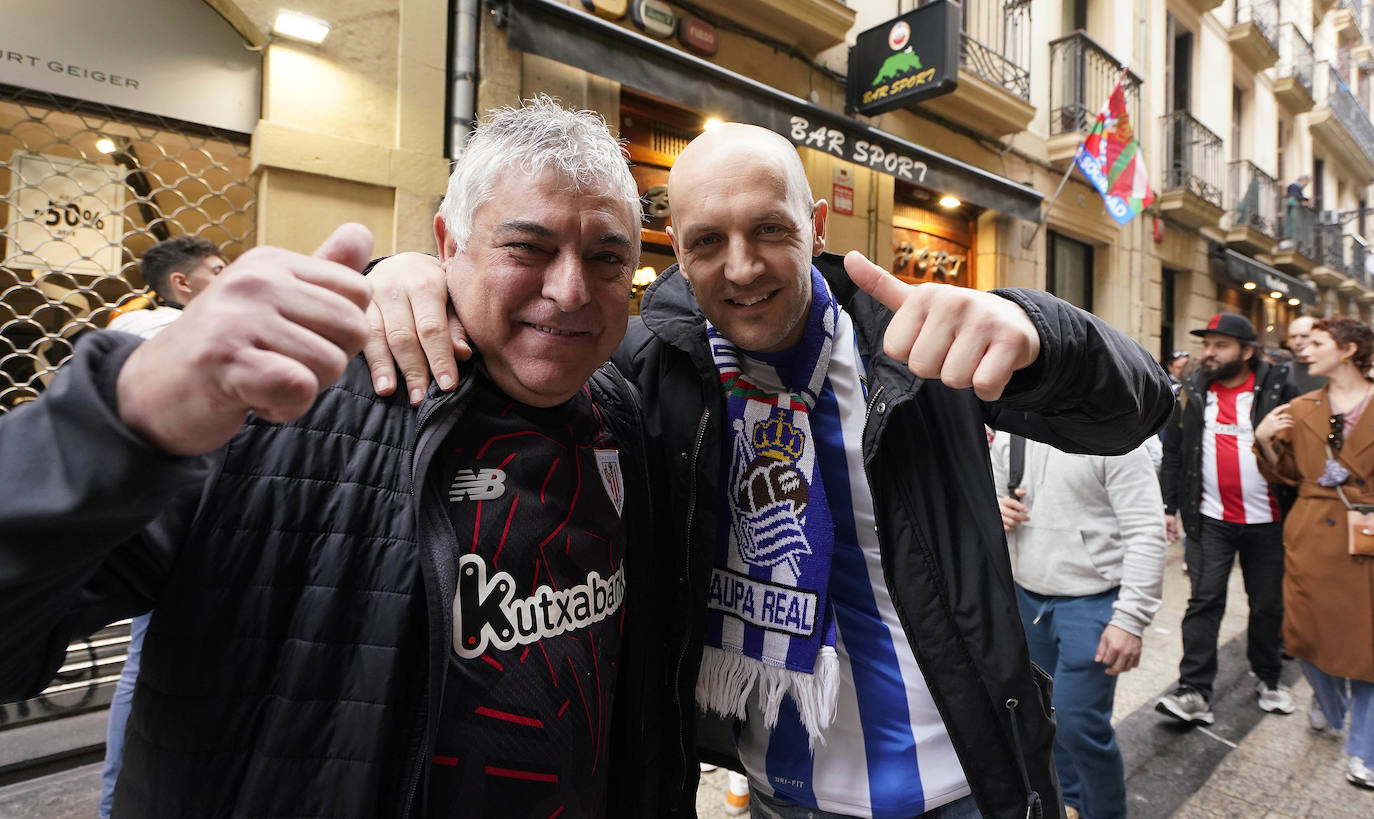 Fotos: Ambiente de lujo antes de un intenso derbi