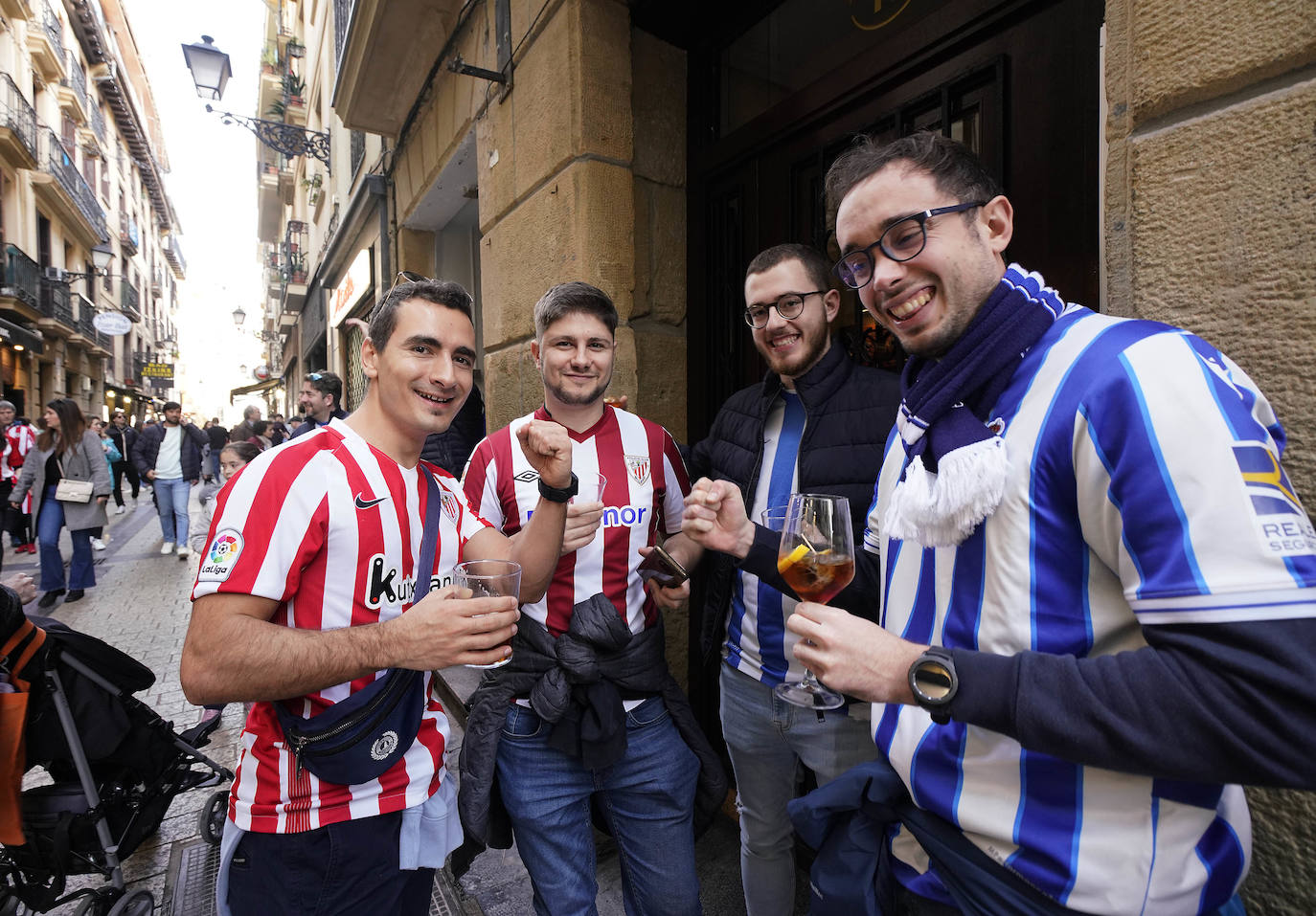 Fotos: Ambiente de lujo antes de un intenso derbi