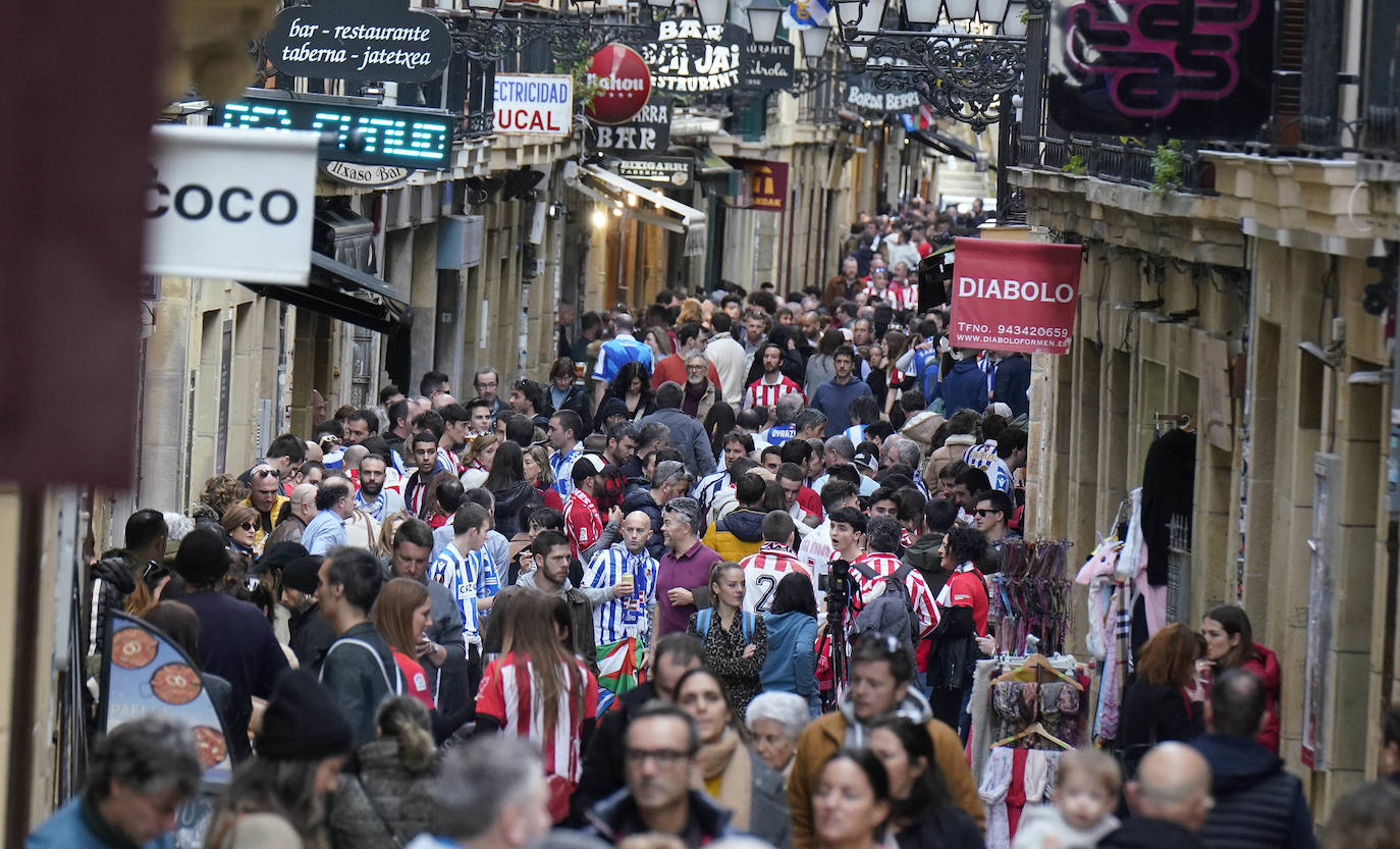 Fotos: Ambiente de lujo antes de un intenso derbi