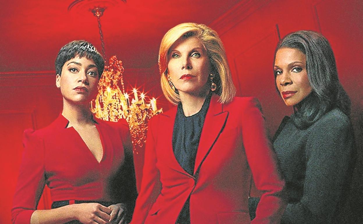 Las tres abogadas protagonistas de la exitosa serie 'The Good Fight'. 