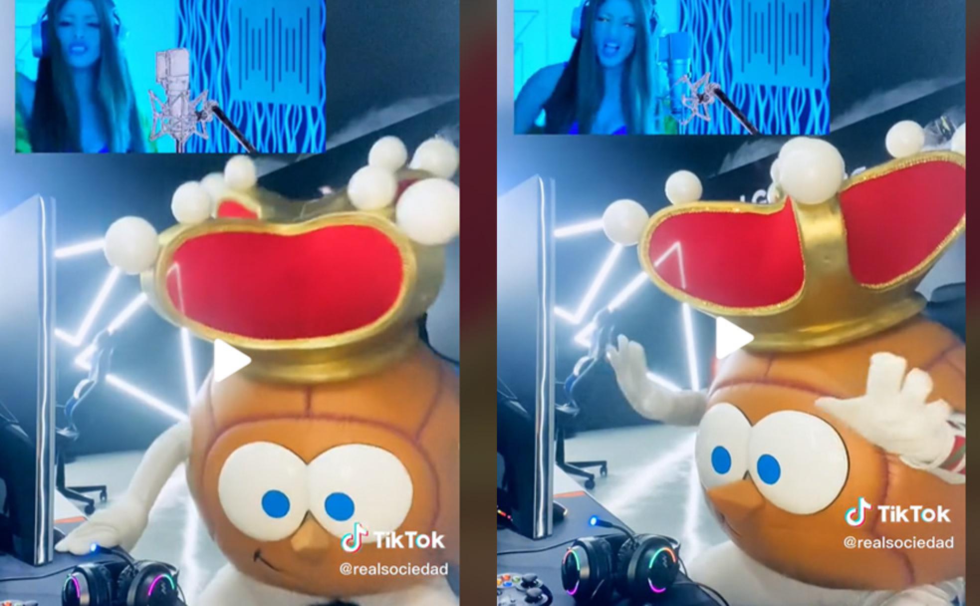 Txurdin interpreta la canción de Shakira