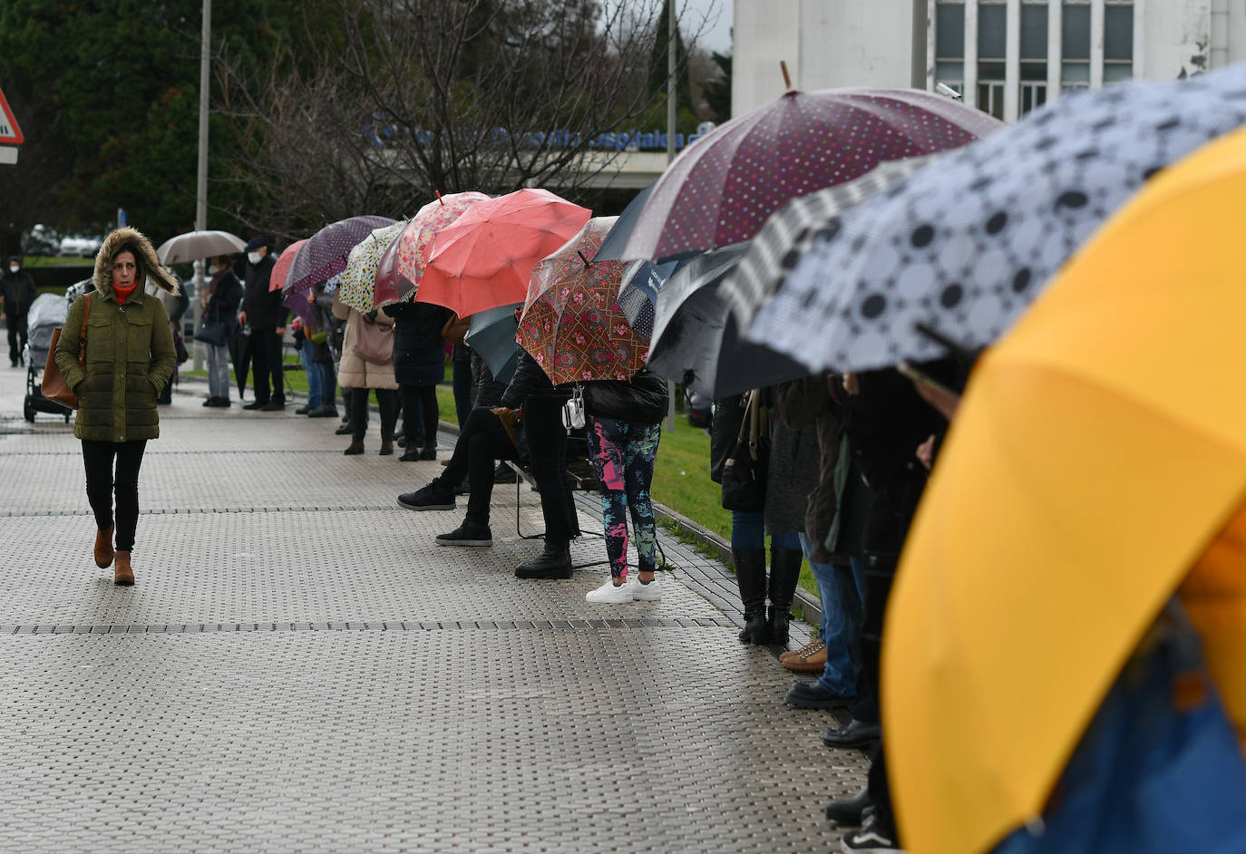 Día de paraguas en Donostia