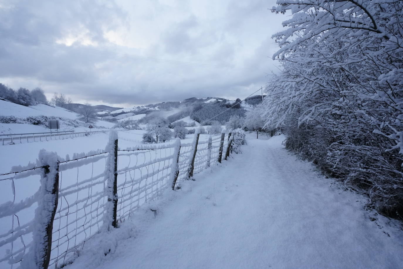 La nieve ha dejado imágenes muy bonitas. 