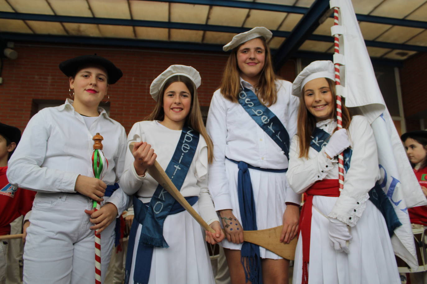 Fotos: Los &#039;coles&#039; de Azpeitia, listos para la Tamborrada Infantil