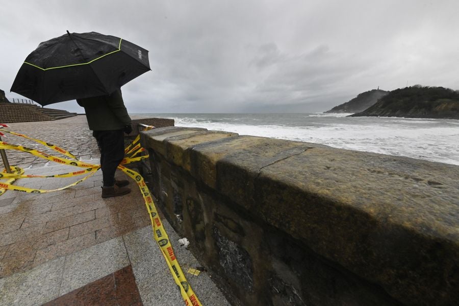 El Tiempo en Donostia: Jornada gris y lluviosa en Donostia