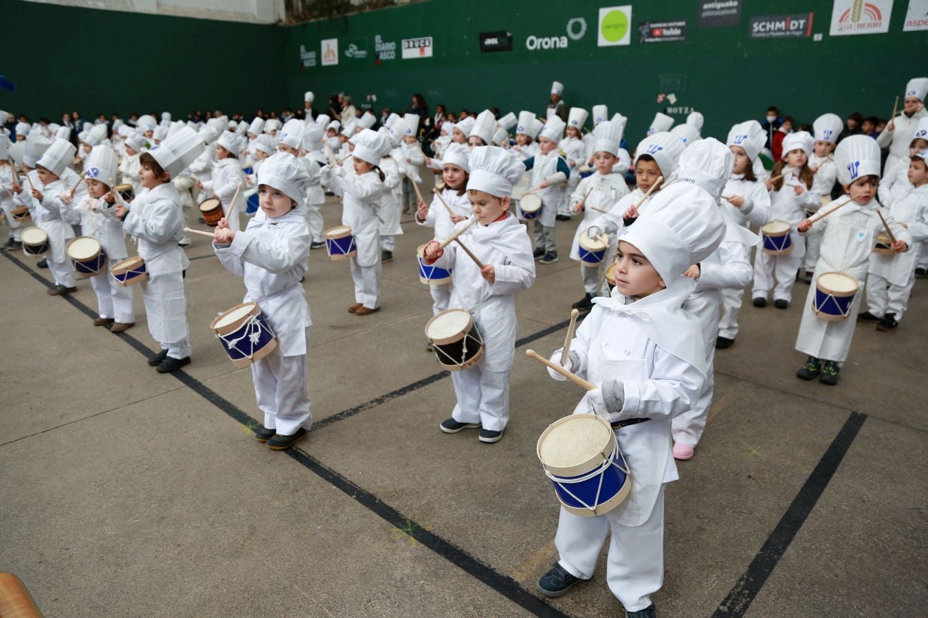 Fotos: Los más txikis calientan motores