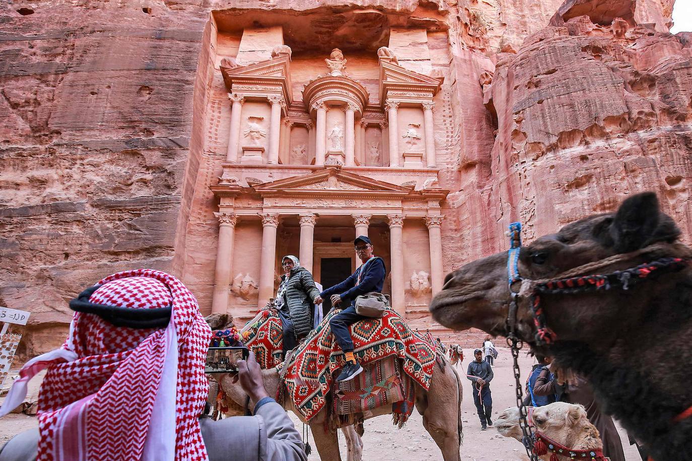 Fotos: Invasión en Petra: la &#039;Ciudad Rosa&#039; deja de ser la ciudad fantasma