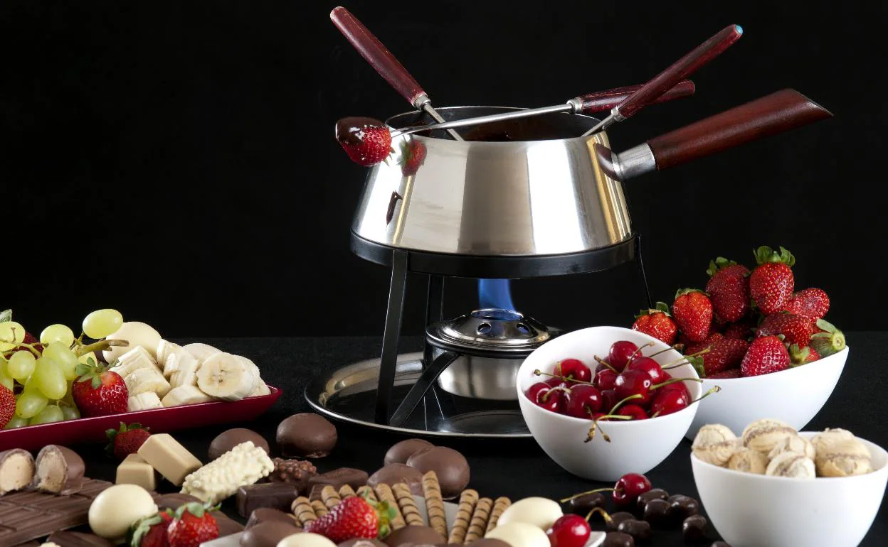Cómo preparar una inmejorable fondue de chocolate?