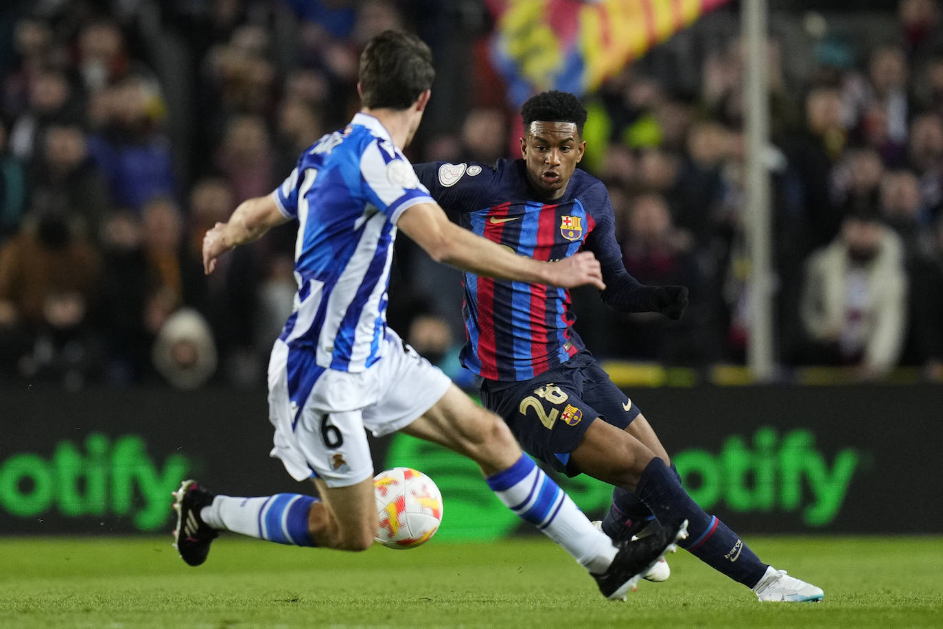 Fotos: Derrota de la Real ante el Barcelona