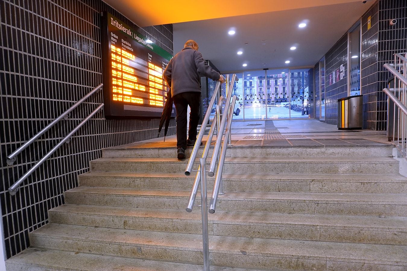 Fotos: Dos meses de la estación provisional de Atotxa