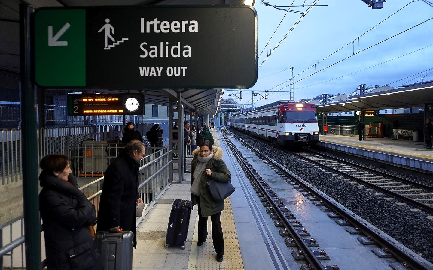 Fotos: Dos meses de la estación provisional de Atotxa