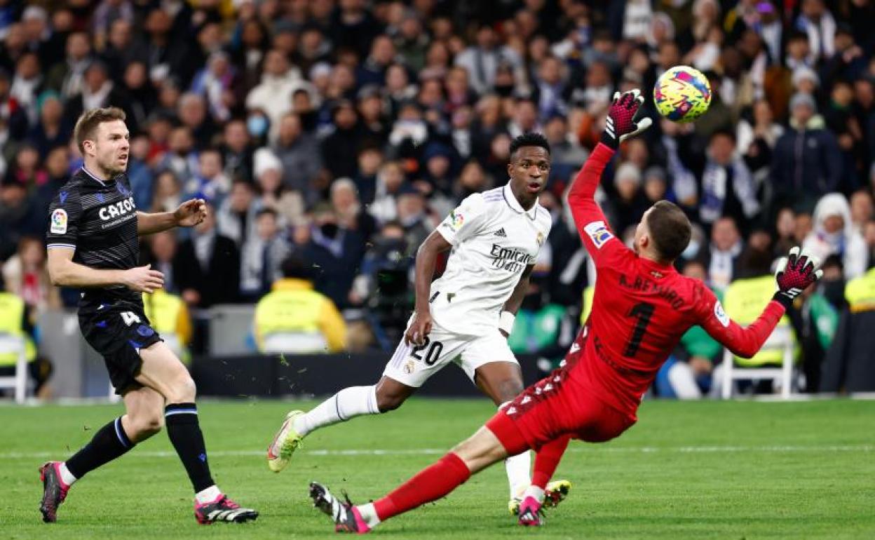 Remiro y Real Sociedad y Real Madrid