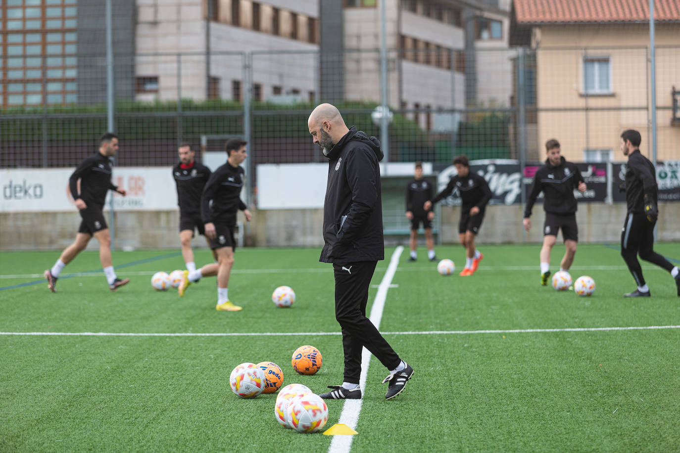 El técnico David Movilla no contaba con Antxon Jaso. 