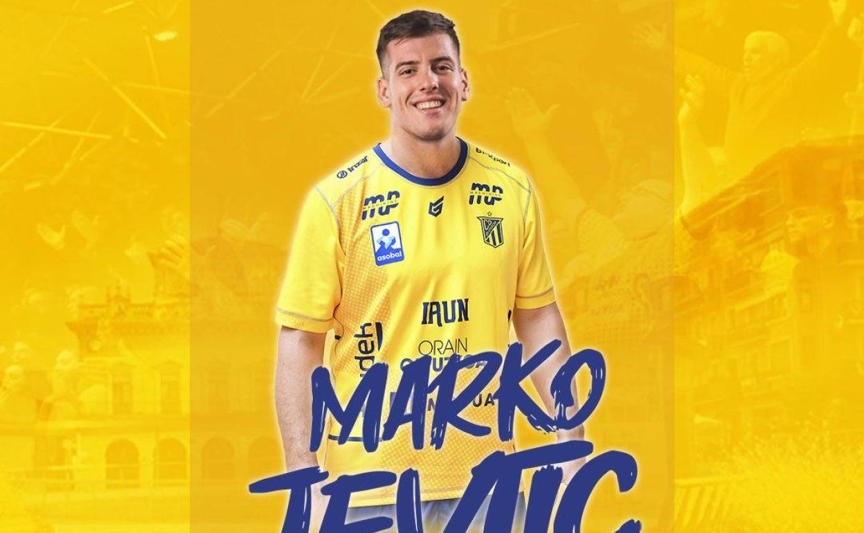 Marko Jevtic, nuevo refuerzo para el Bidasoa Irun. 