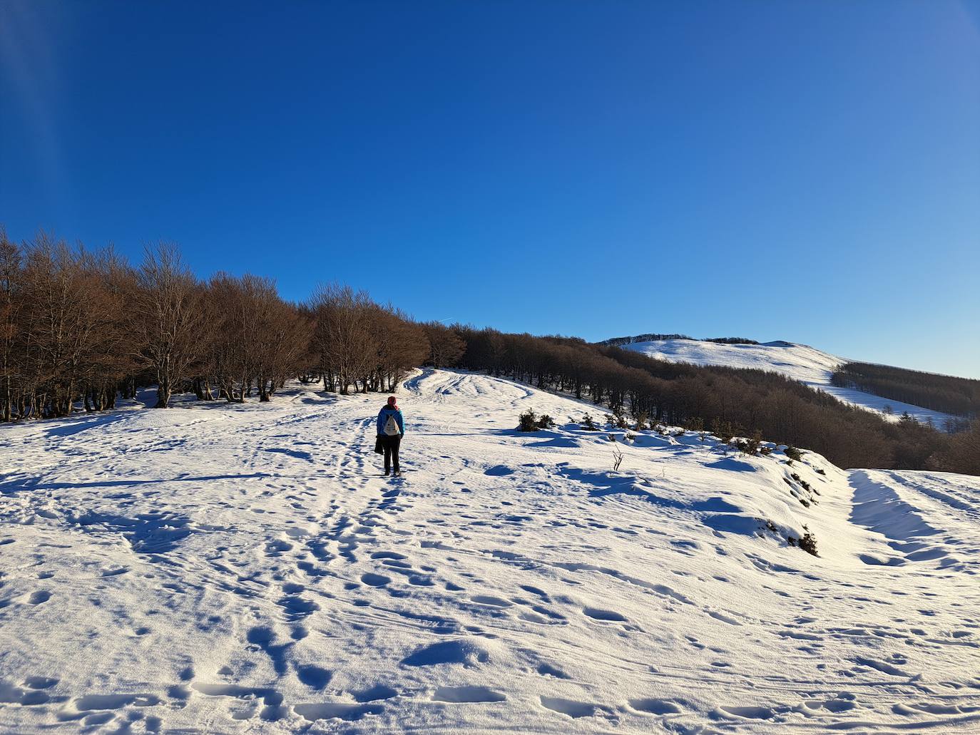 Fotos: Eguzkizko Muinoa, entre nieve y rayos de sol