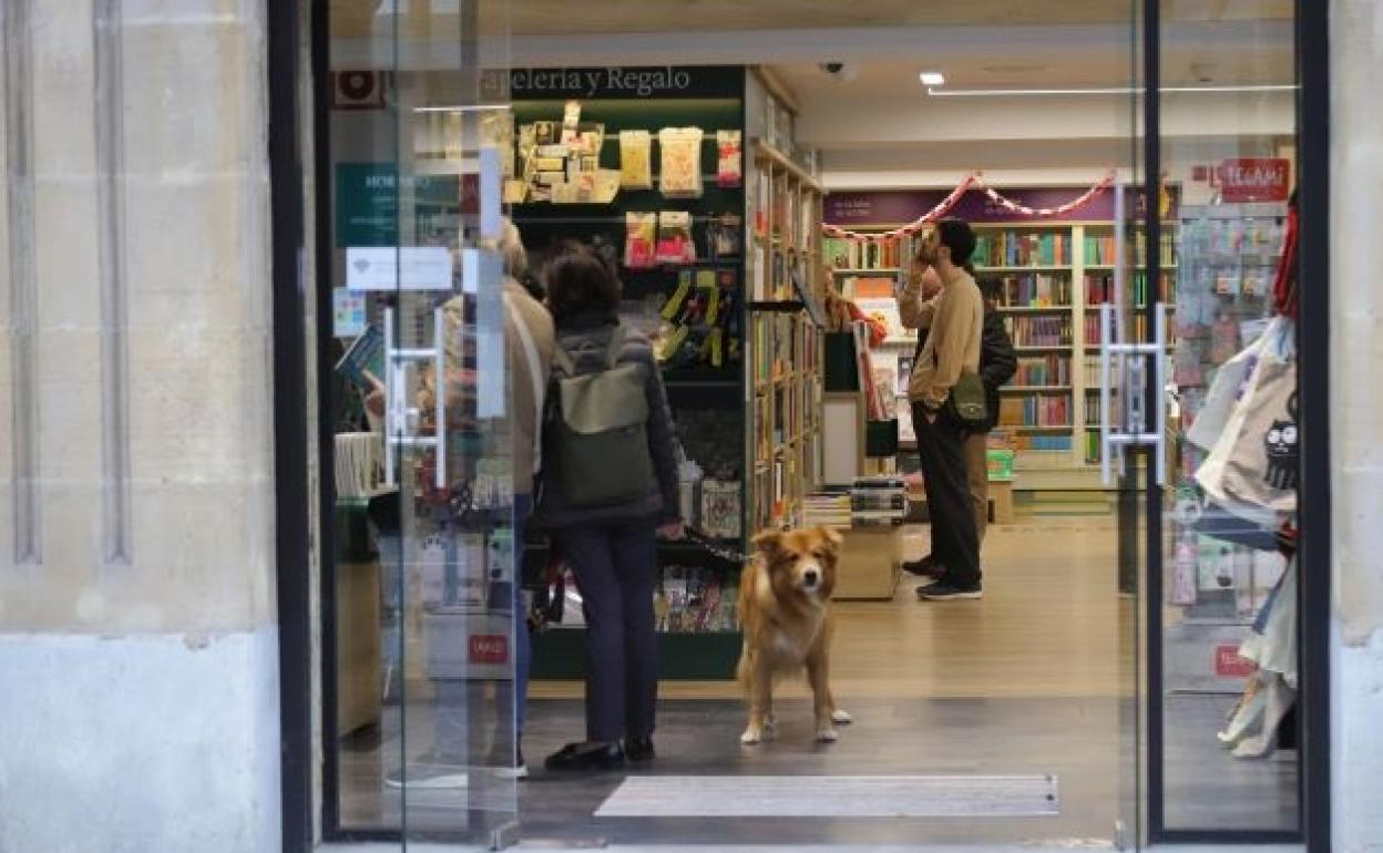 Imagen de un comercio en Donostia. 