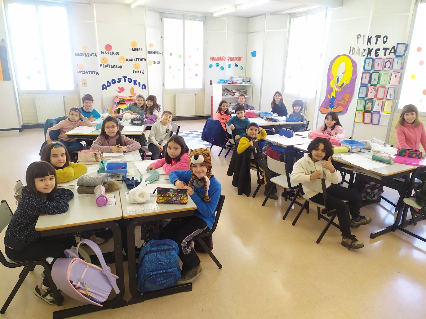 Fotos: Ezagutu Tolosako Herrikideko ikasleak