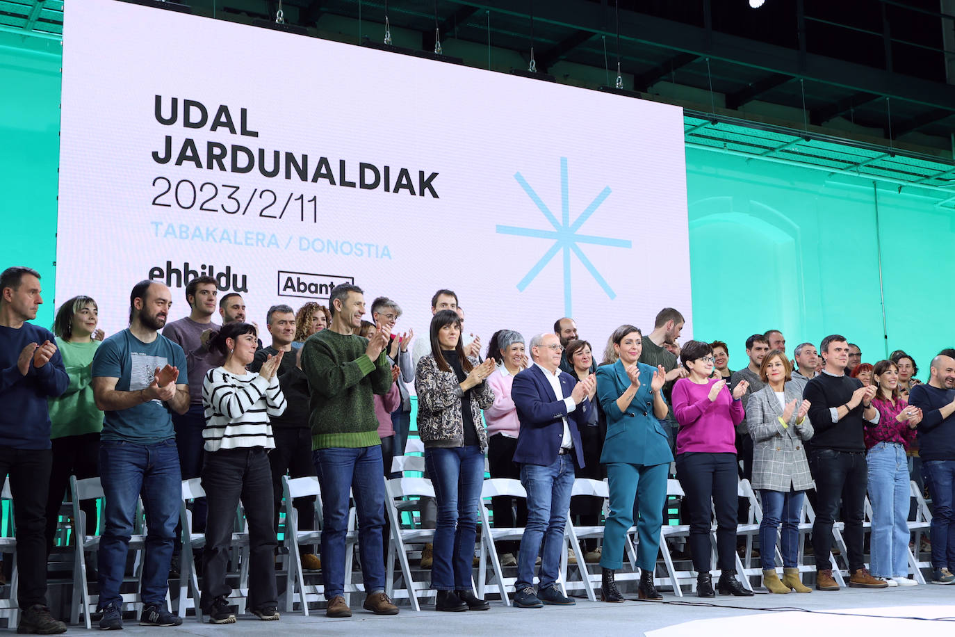 Fotos: Presentación de la candidatura de Izagirre a la Alcaldía de San Sebastián