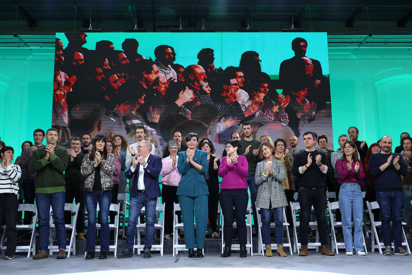 Fotos: Presentación de la candidatura de Izagirre a la Alcaldía de San Sebastián