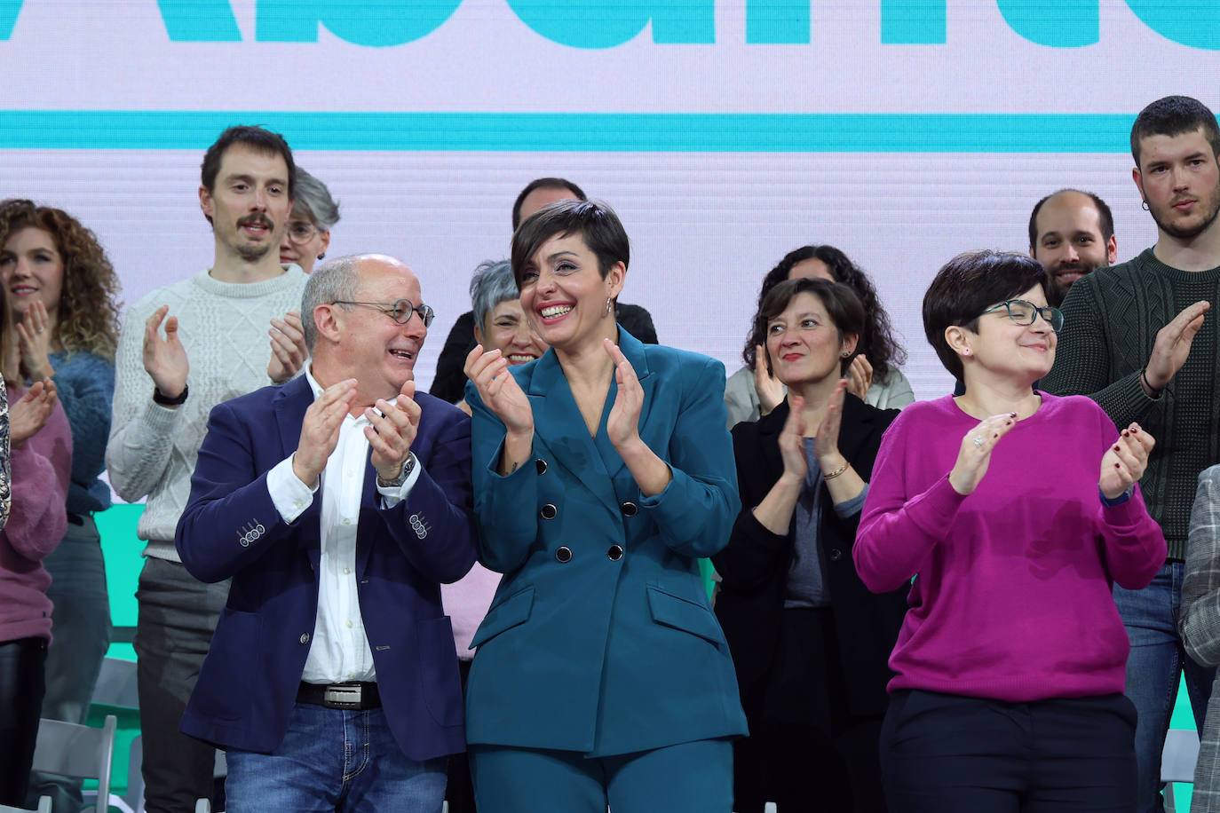 Fotos: Presentación de la candidatura de Izagirre a la Alcaldía de San Sebastián