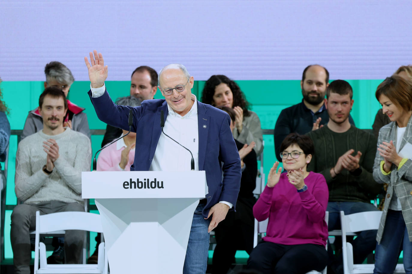 Fotos: Presentación de la candidatura de Izagirre a la Alcaldía de San Sebastián