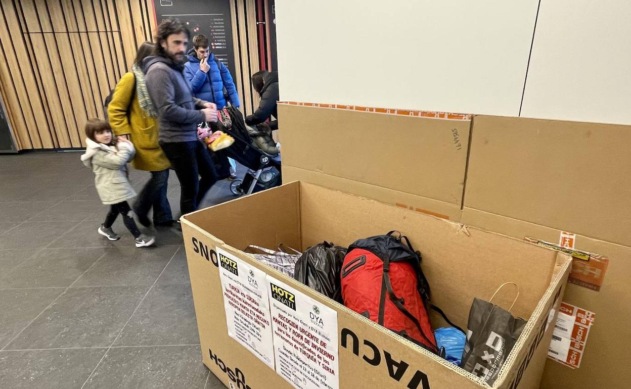 La recogida de mantas y ropa estará operativa hasta el sábado. 