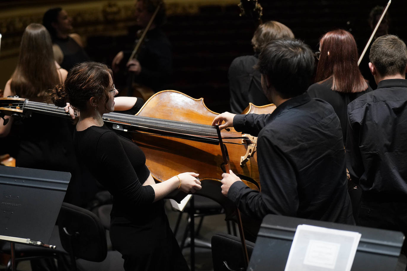 Así se prepara el concierto de Año Nuevo de la EGO